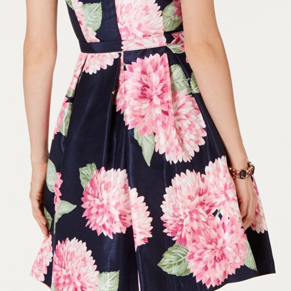 Jessica Howard Floral-Print Fit & Flare Dress NWT - Picture 5 of 7